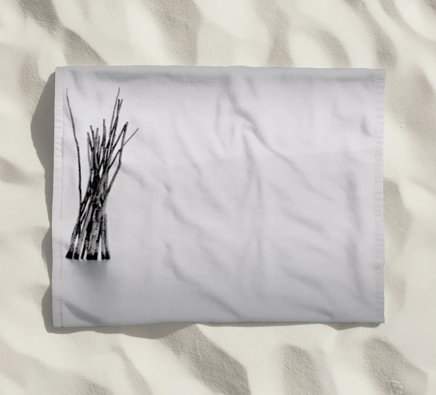 Uno beach towel by Michael J. Reibert