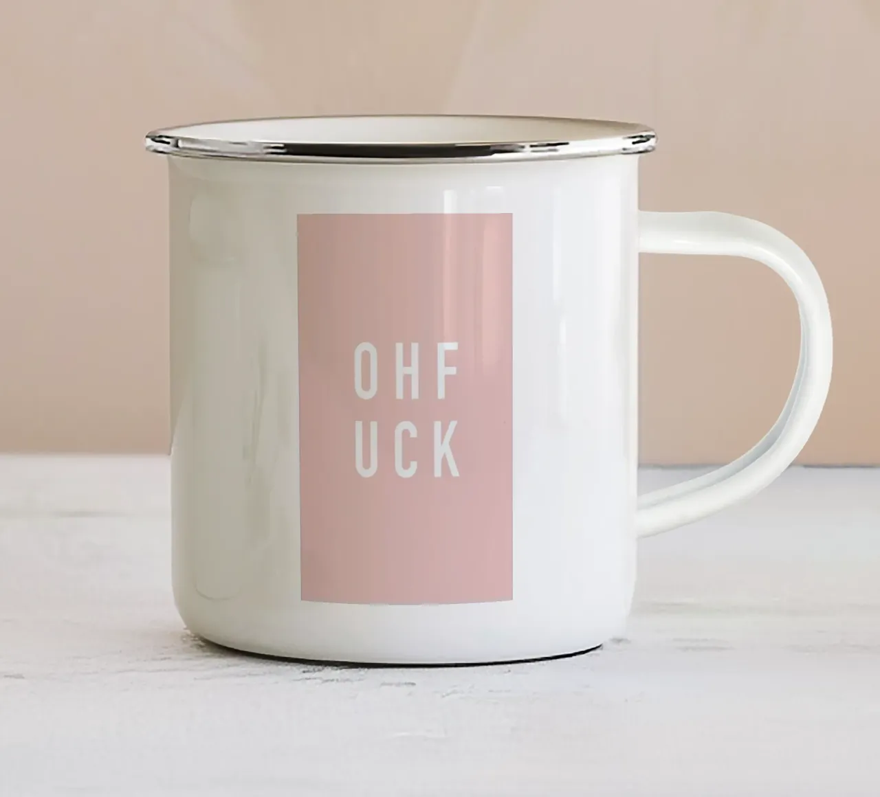 OHF enamel mug by Studio One
