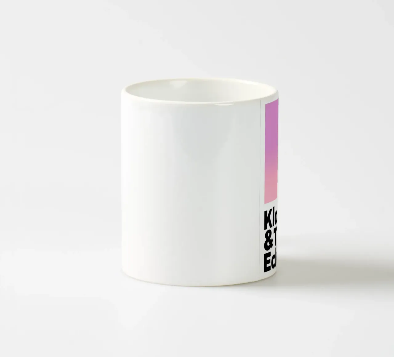 Klatsch & Tratsch Ecke lila rosa tazza in ceramica da BAINAI