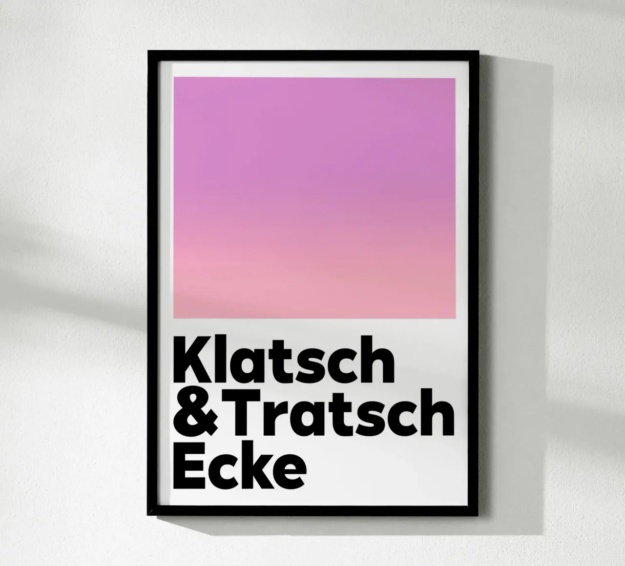 Klatsch & Tratsch Ecke lila rosa hahnemühle by BAINAI