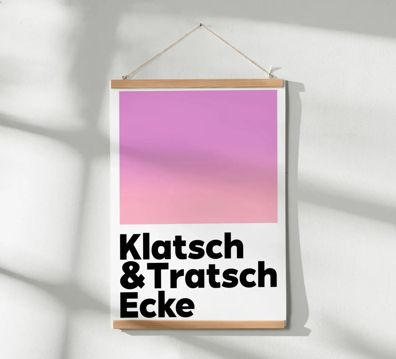 Klatsch & Tratsch Ecke lila rosa hahnemühle by BAINAI