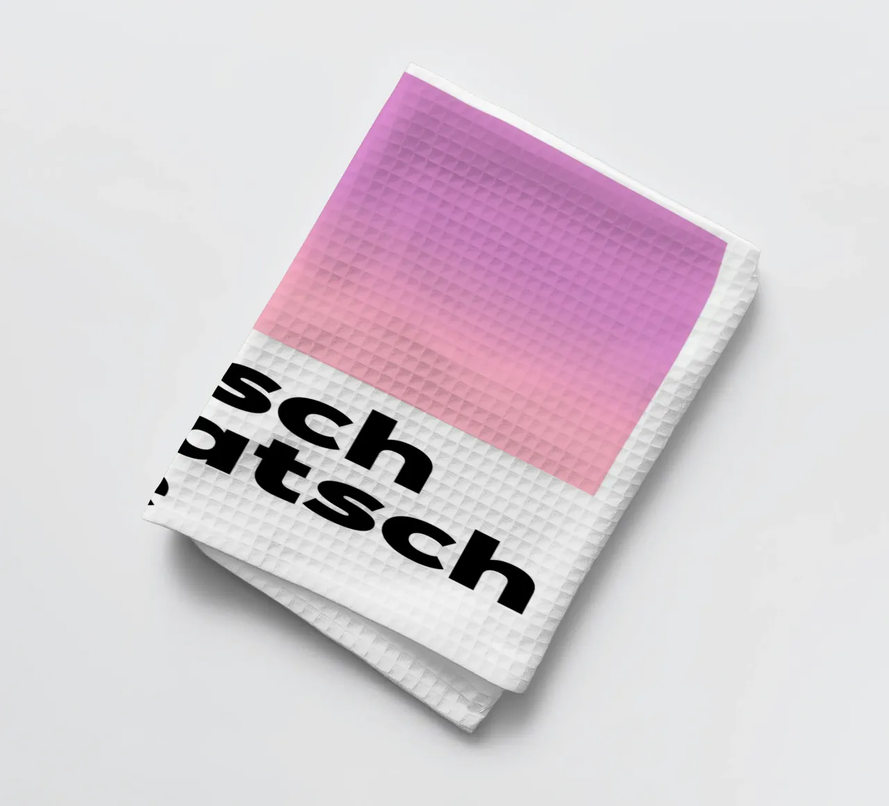 Klatsch & Tratsch Ecke lila rosa canovaccio da cucina da BAINAI
