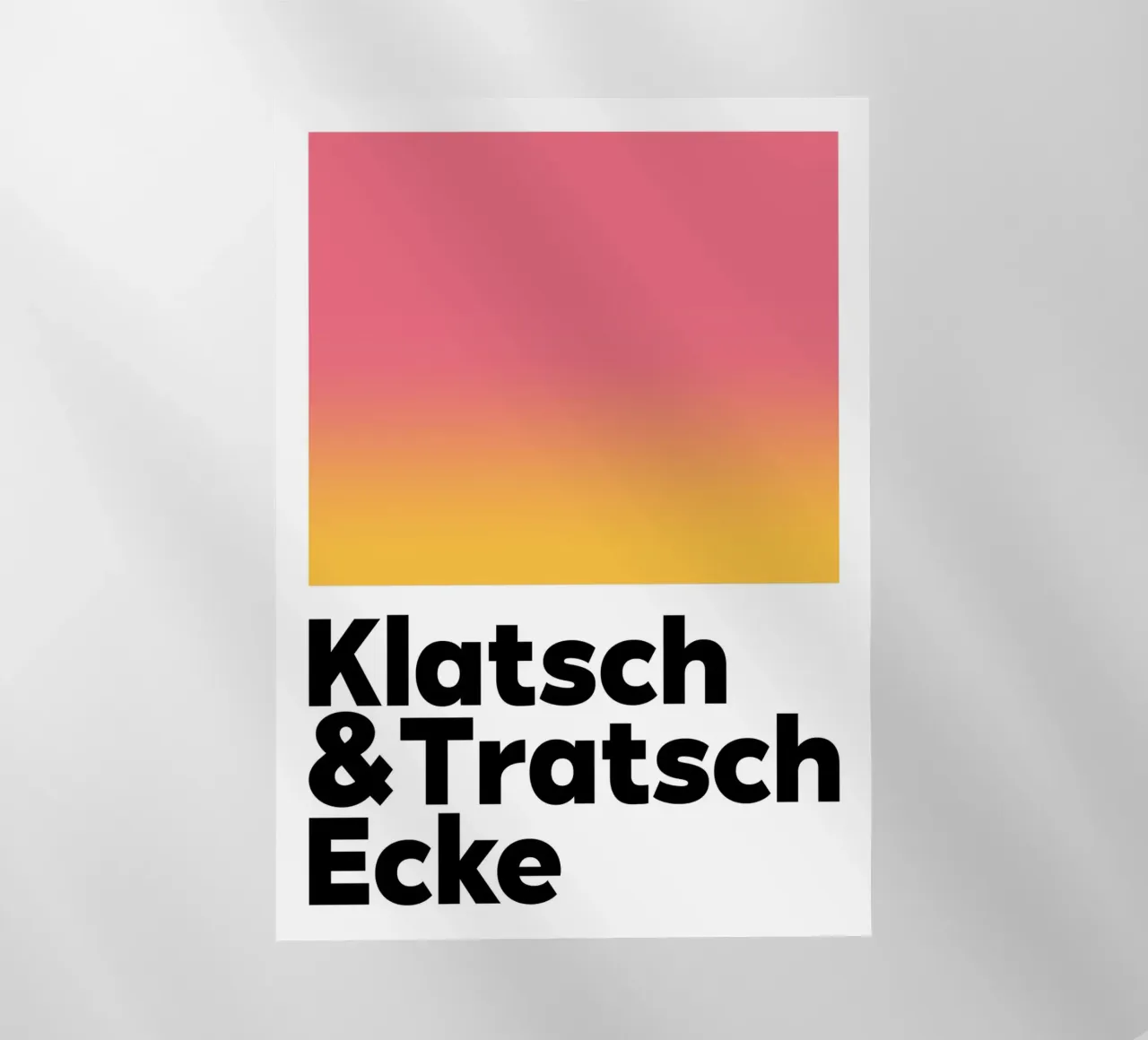 Klatsch & Tratsch Ecke rot gelb pellicola backlit da BAINAI