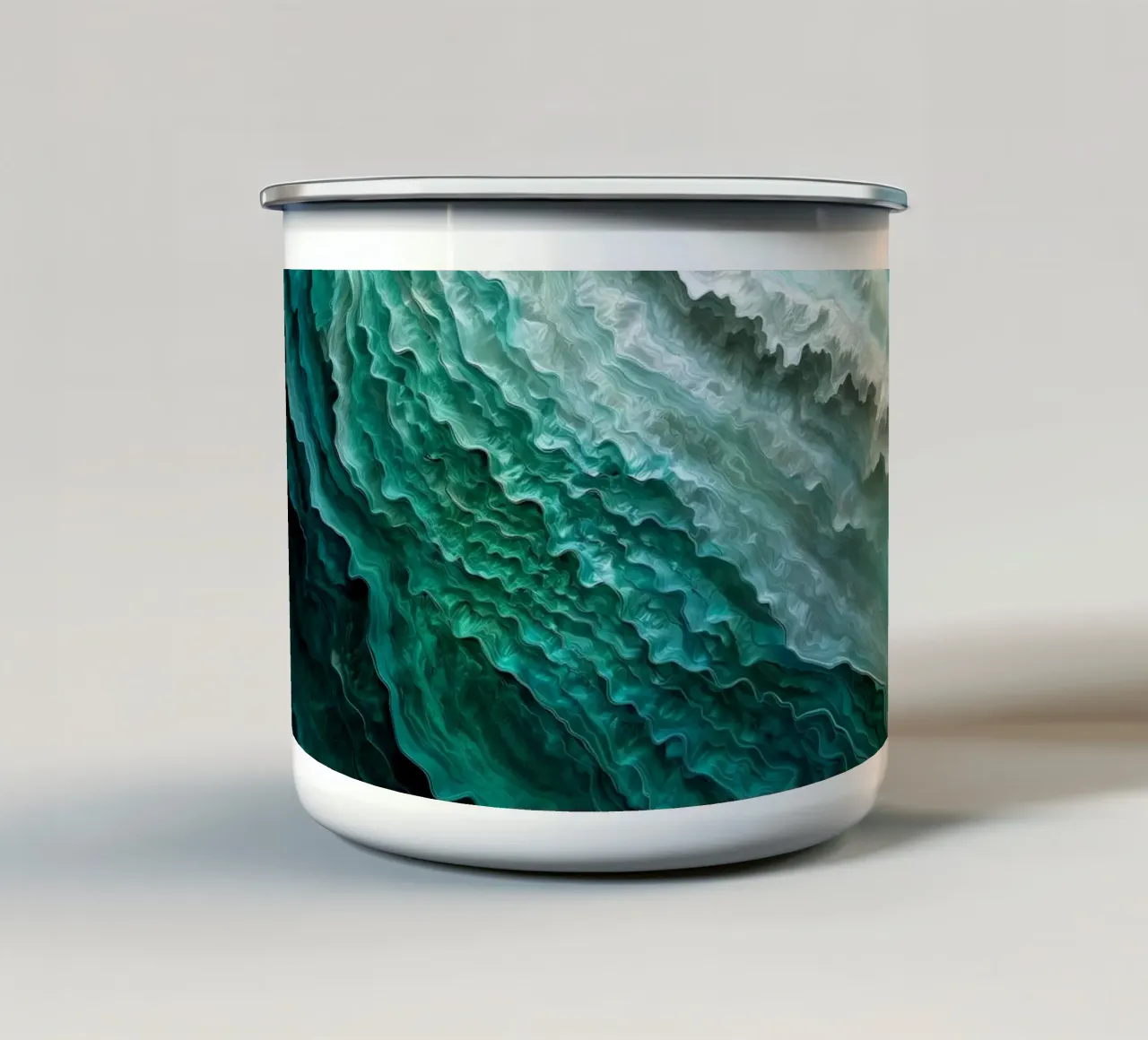 Waves of shimmer tazza in smalto da The Quiet Senju