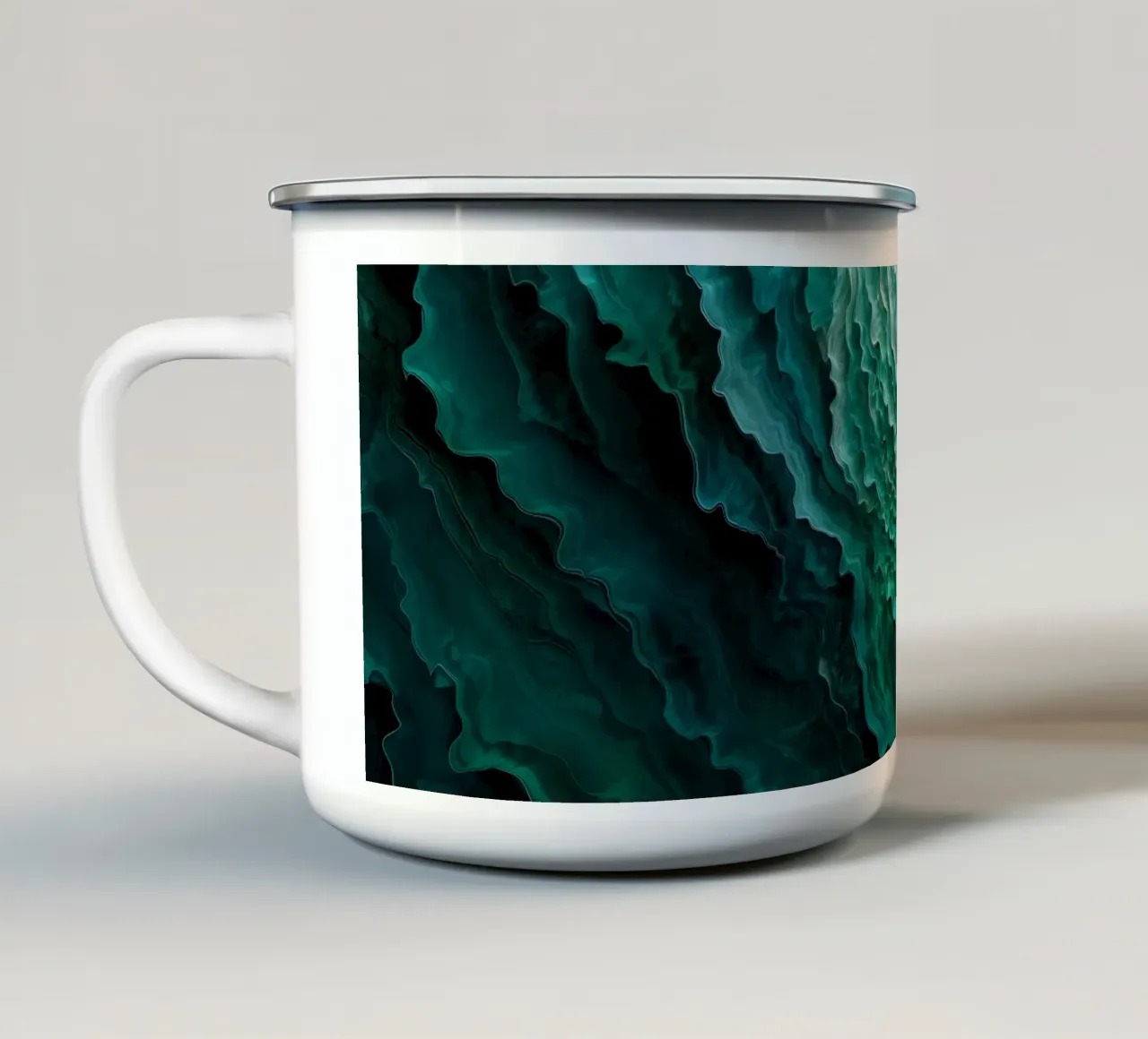 Waves of shimmer tazza in smalto da The Quiet Senju