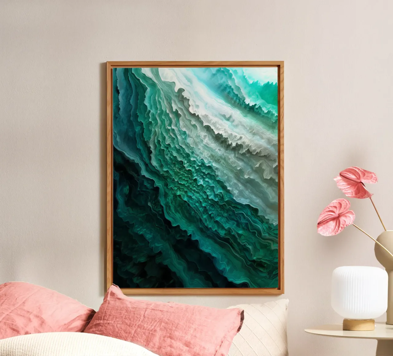 Waves of shimmer alluminio dibond da The Quiet Senju