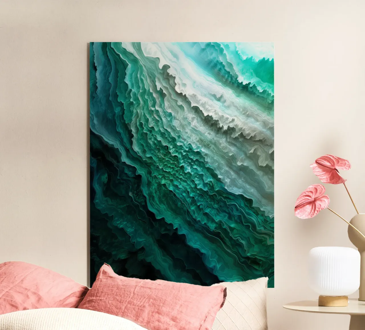 Waves of shimmer alluminio dibond da The Quiet Senju