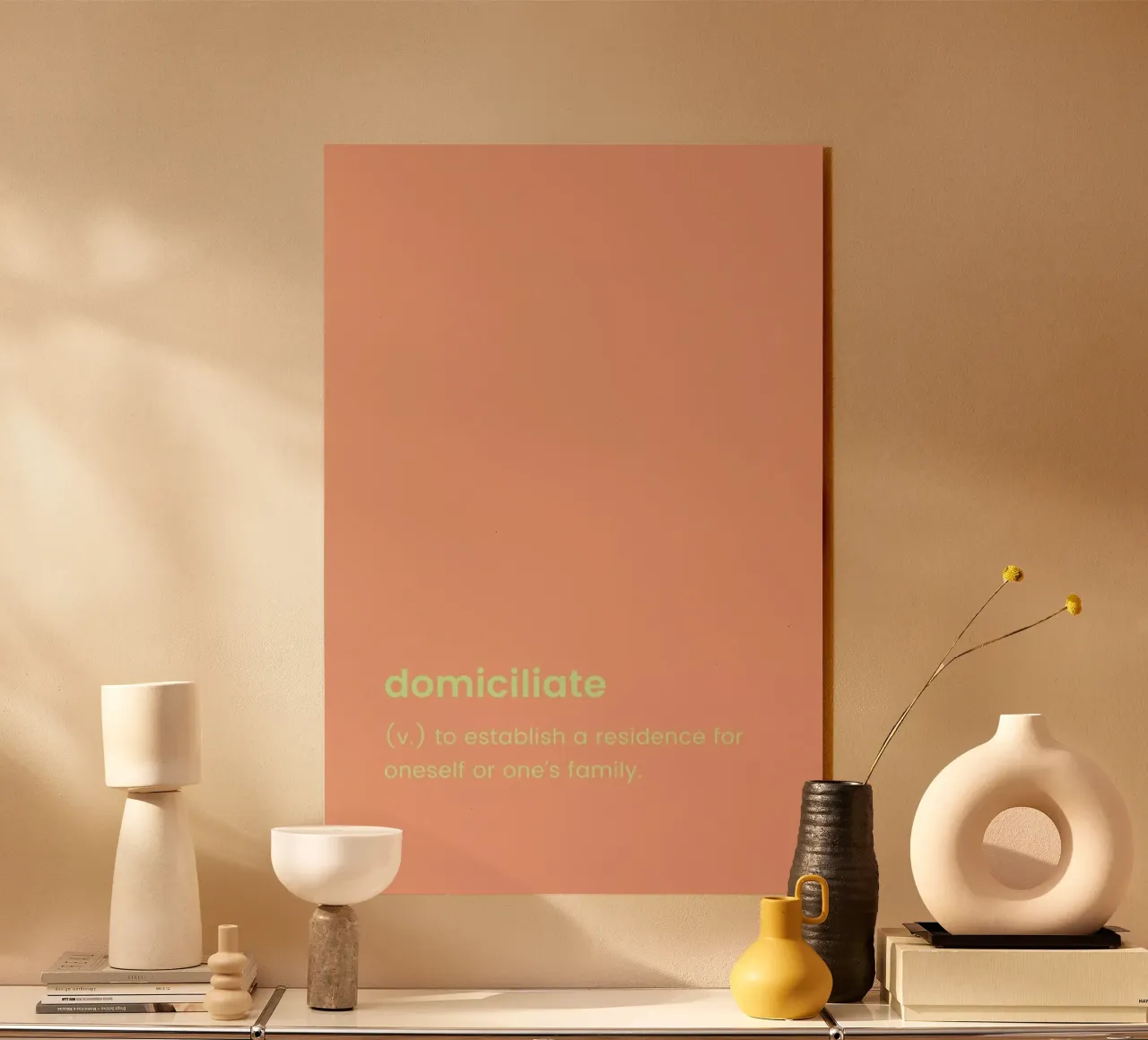 Domiciliate acrylic glass by Studio One
