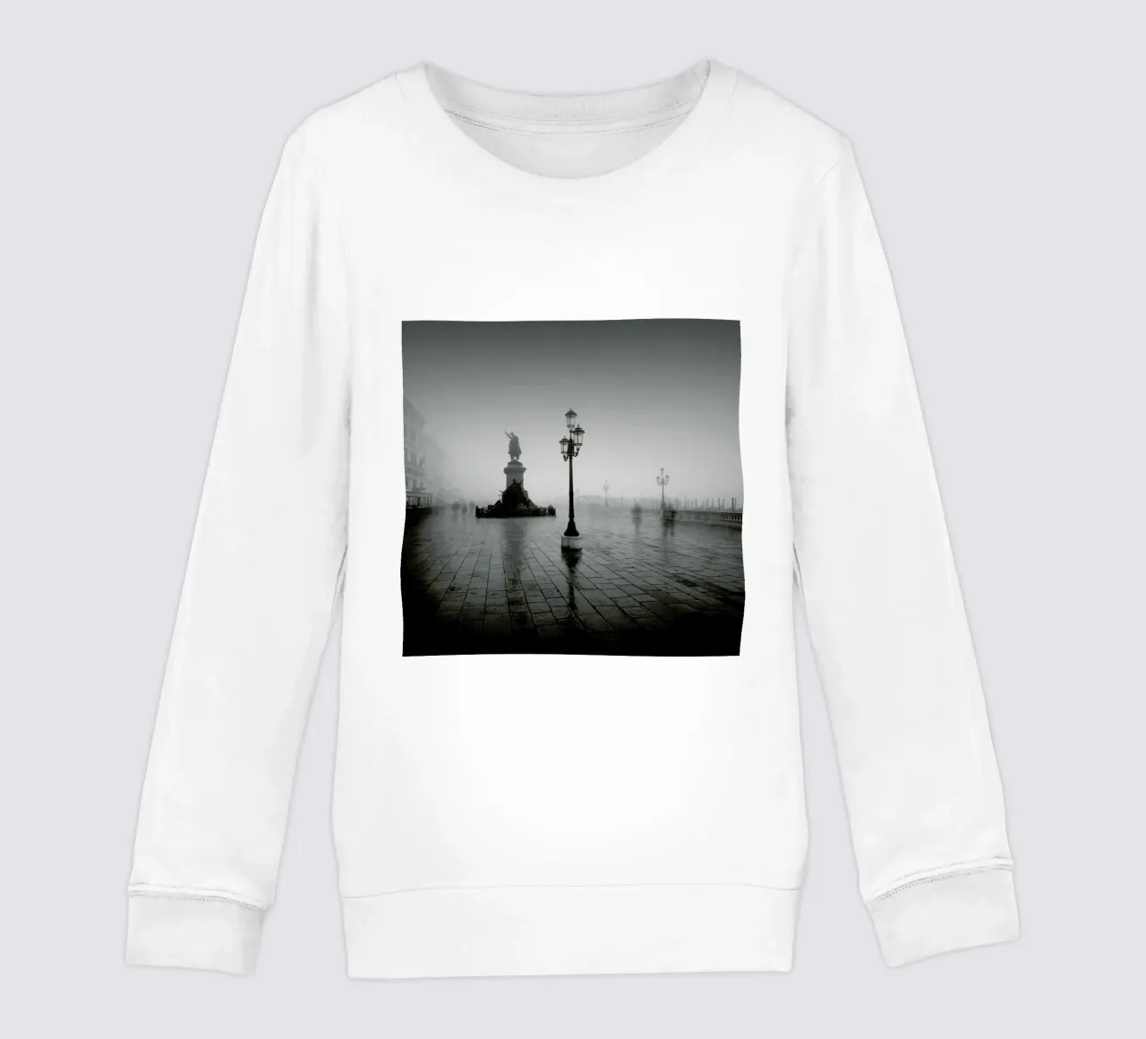 Vittorio Emanuele Il Nella Nebbia kids sweatshirt by Michael J. Reibert