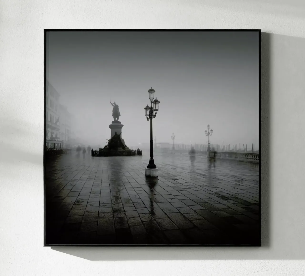 Vittorio Emanuele Il Nella Nebbia acrylic glass by Michael J. Reibert