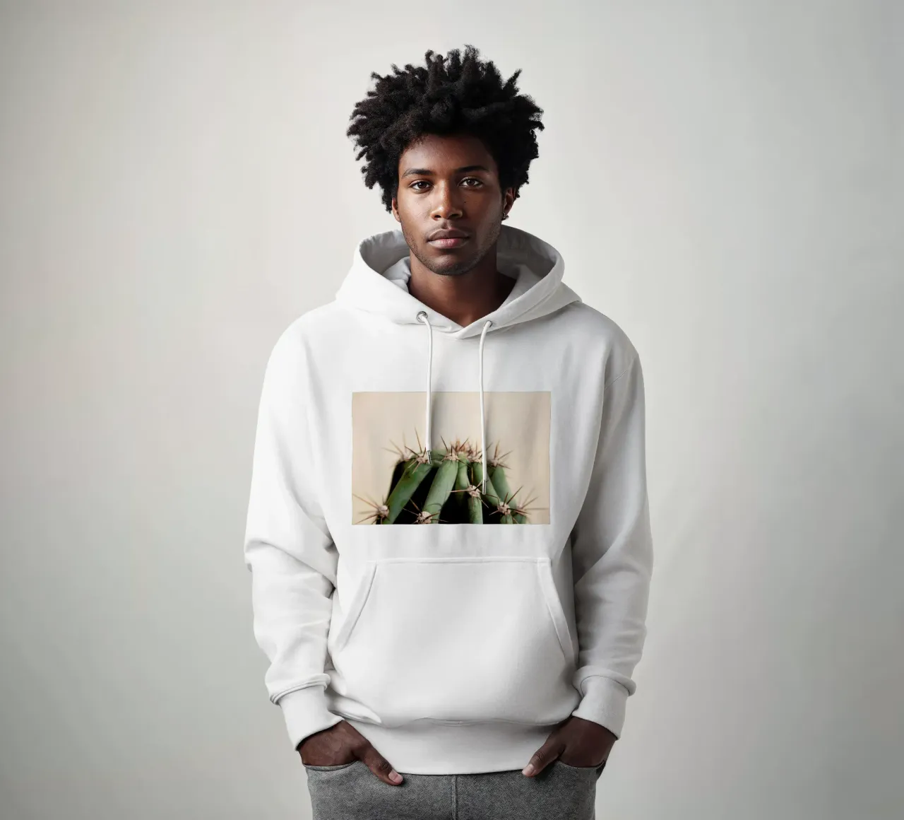 Cactus 02 felpa con cappuccio da Marc Schulthess