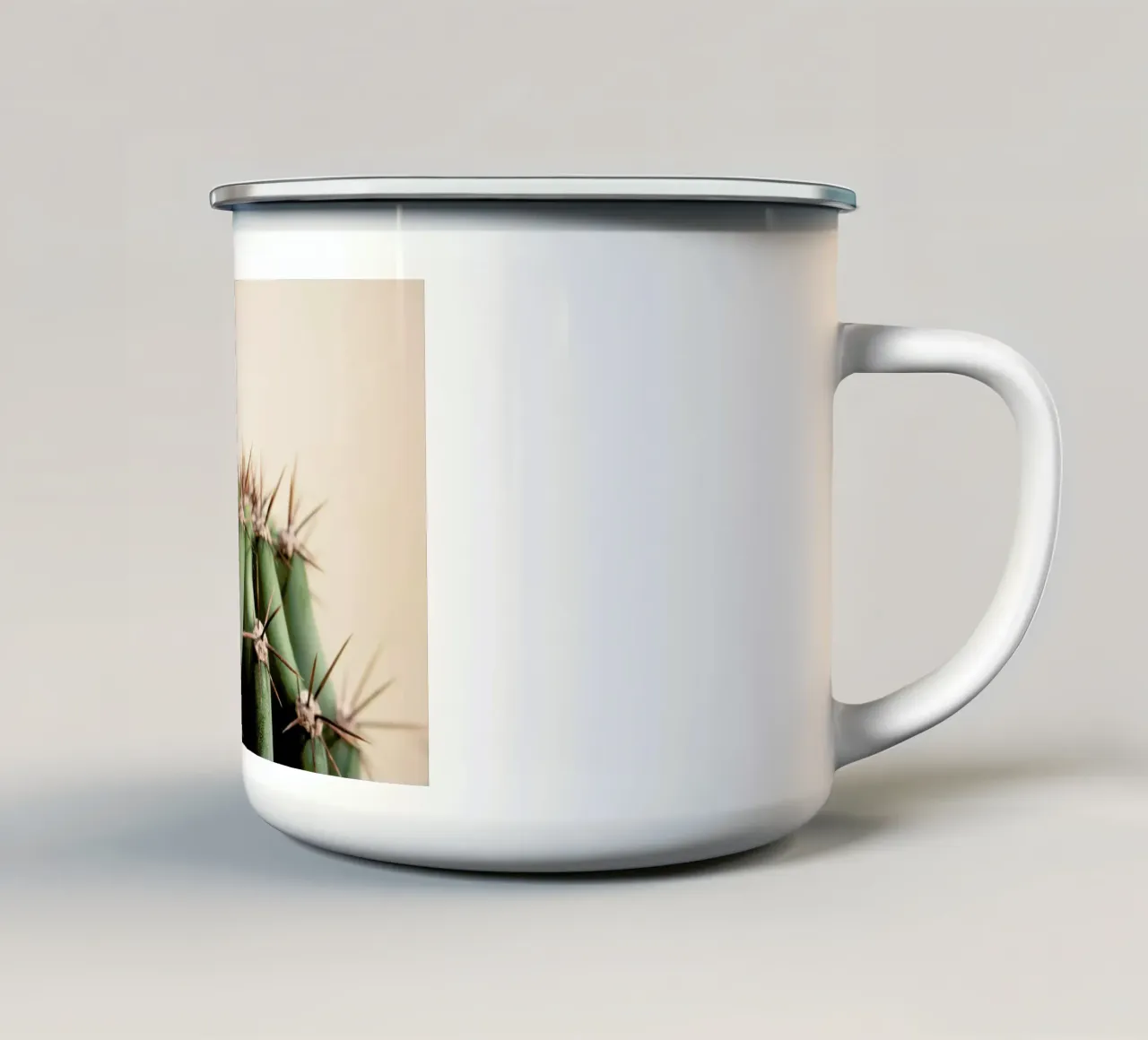 Cactus 02 tazza in smalto da Marc Schulthess