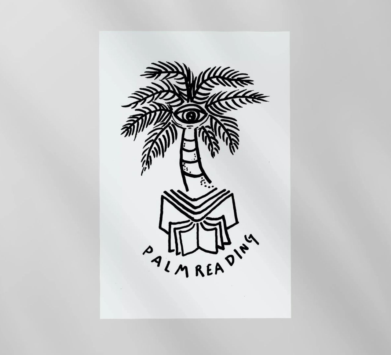 Palm Reading White pellicola backlit da Daniela Roessler