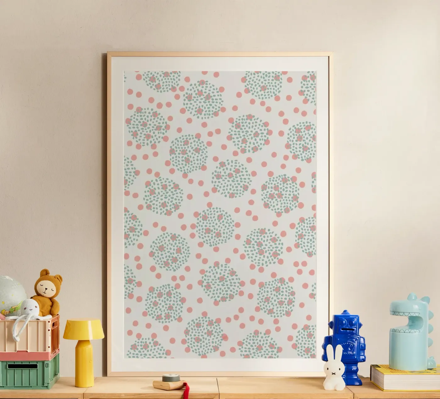Dots Over Dots poster van Kind of Style