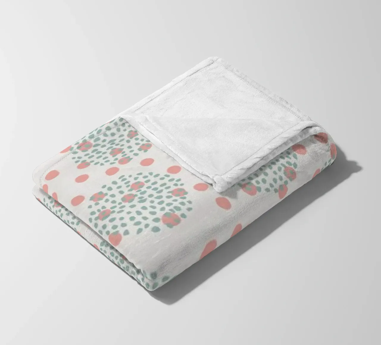 Dots Over Dots fleece blanket by Kind of Style