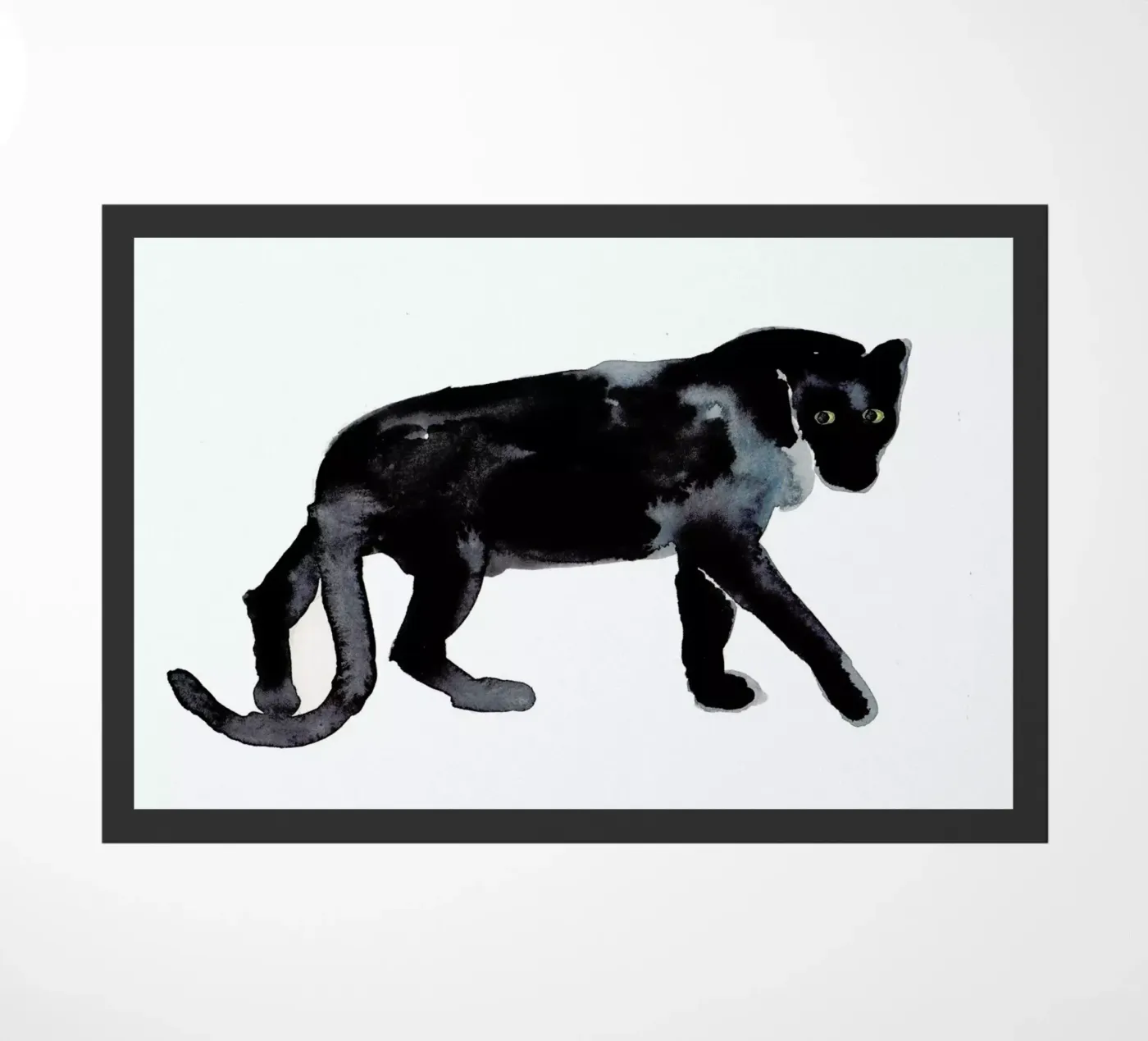 Panther doormat by Farina Kuklinski