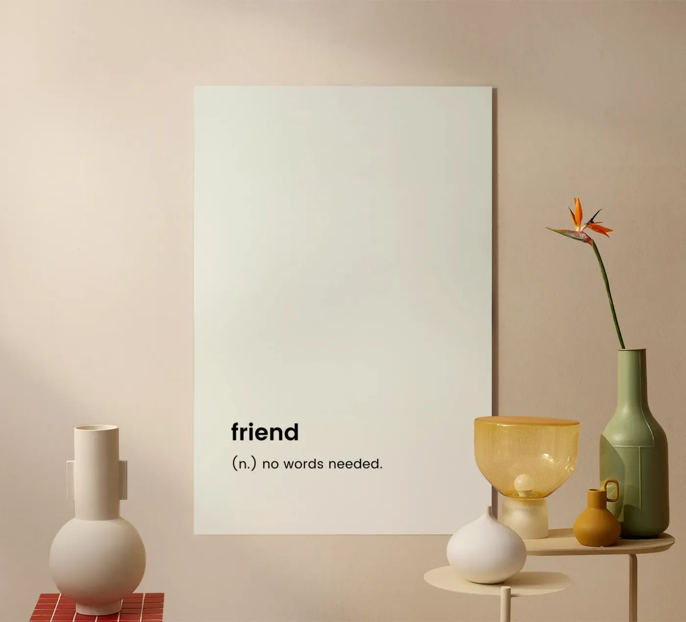 Friend plexiglas de Studio One