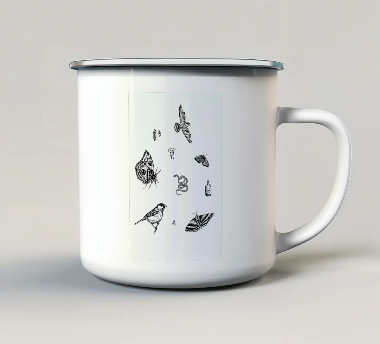 Treasures tazza in smalto da Daniela Roessler