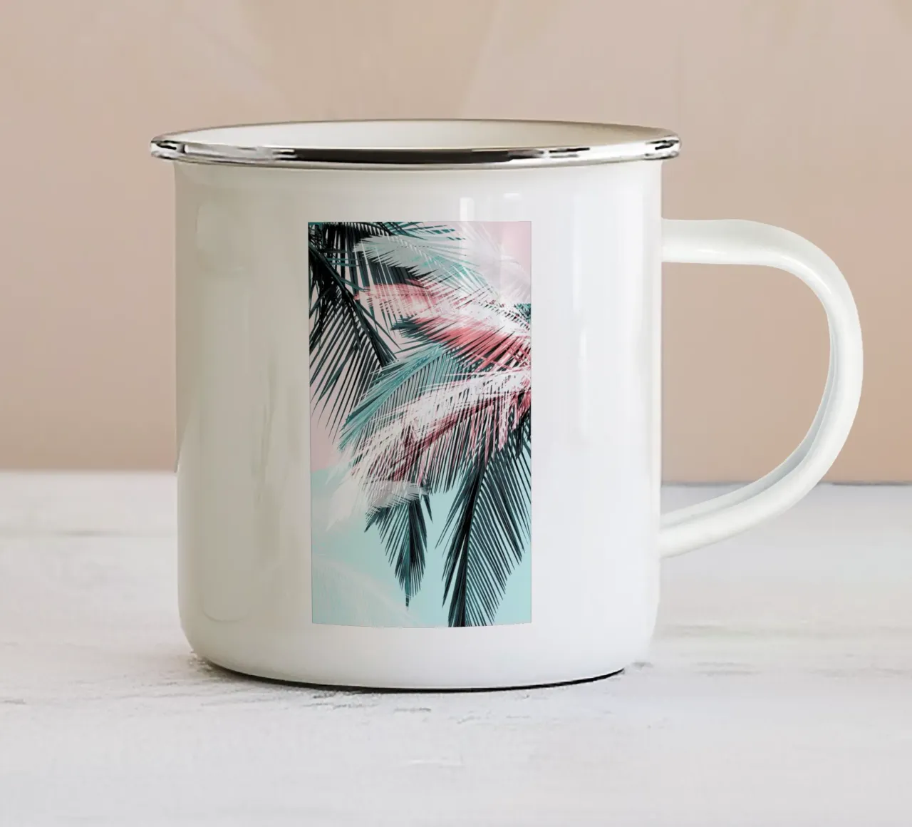 Tropical 01 tazza in smalto da Froilein Juno