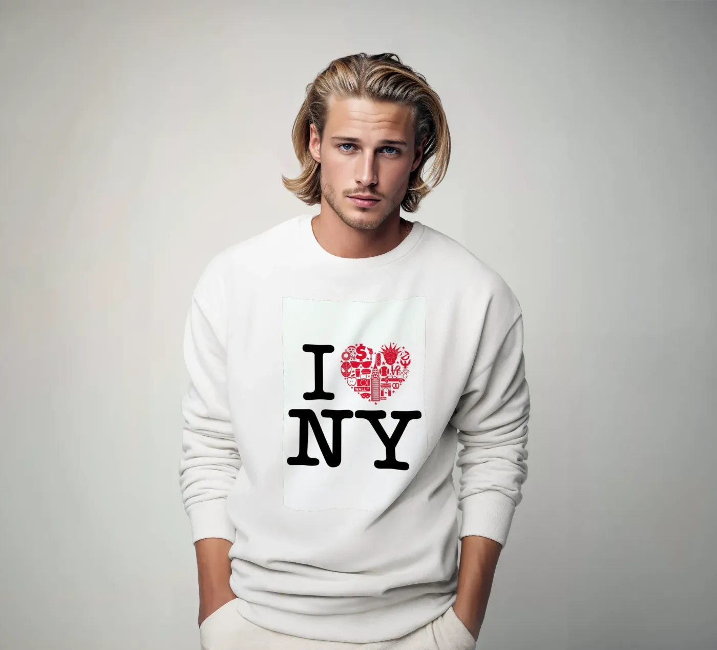 NY felpa da Chris Wharton