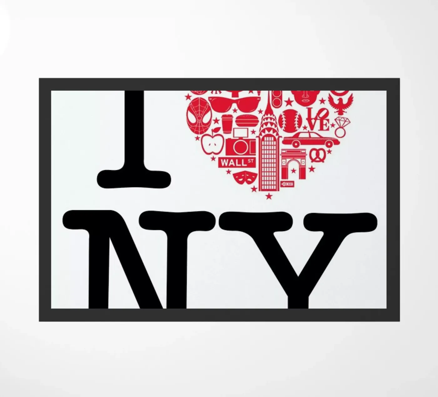 NY Fußmatte von Chris Wharton