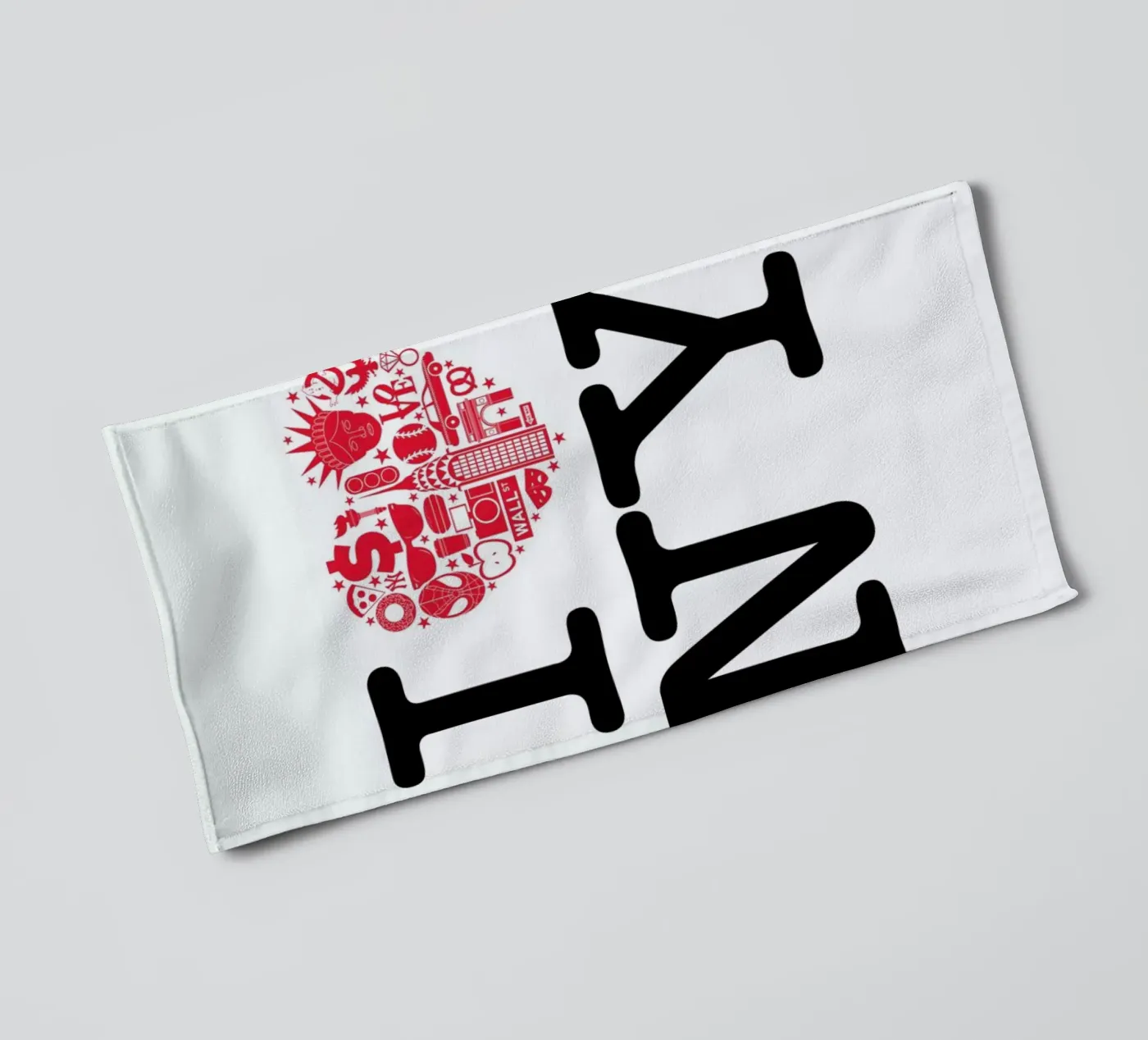 NY badhanddoek van Chris Wharton