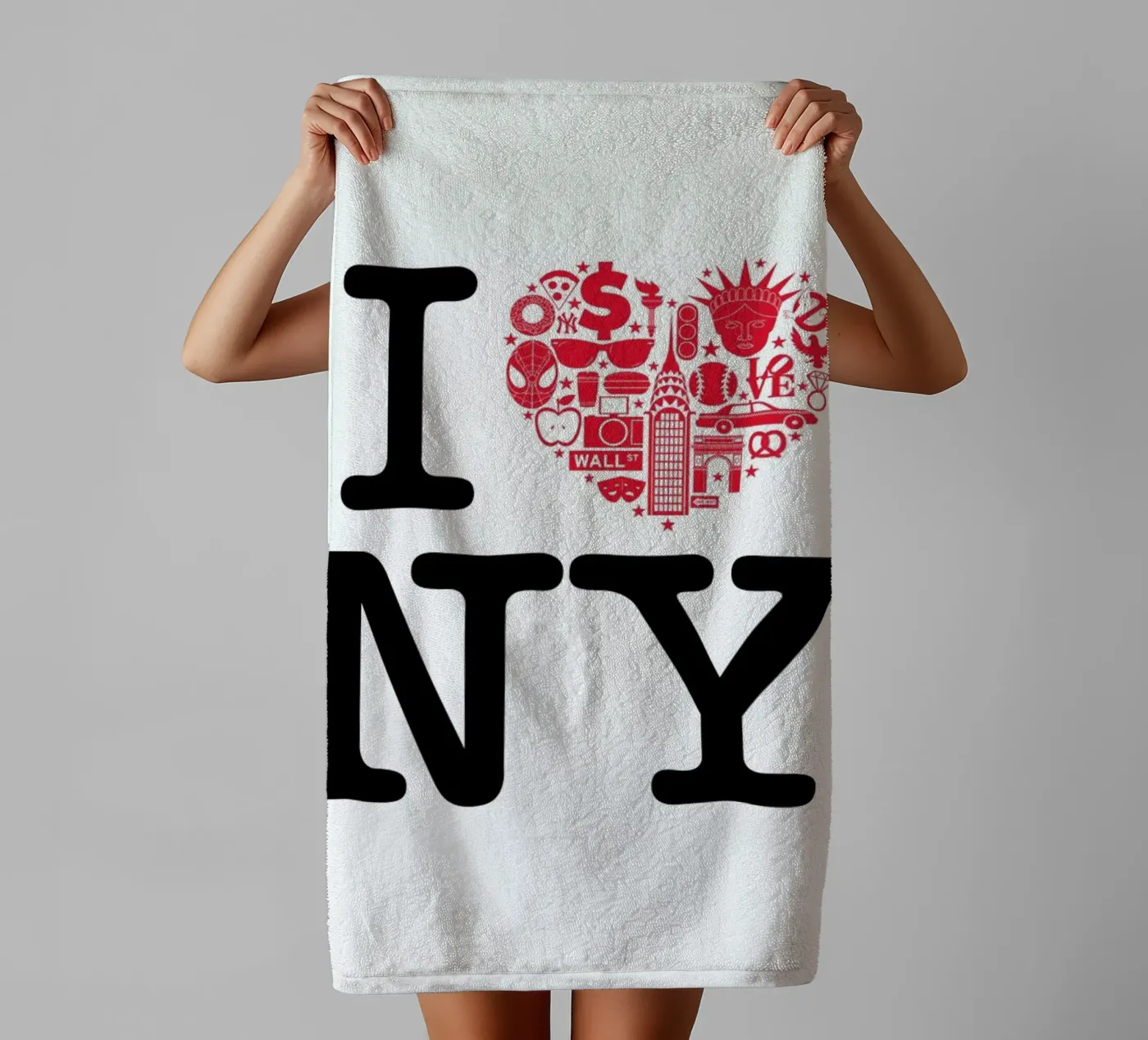 NY badhanddoek van Chris Wharton