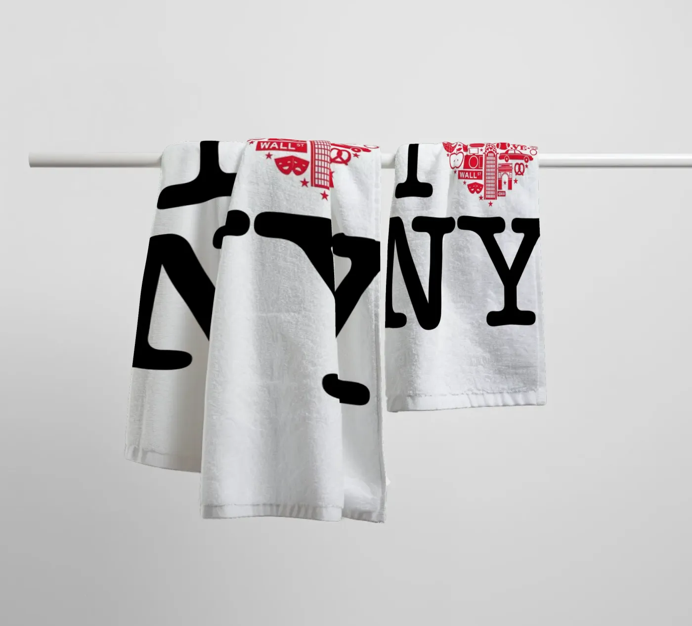 NY badhanddoek van Chris Wharton