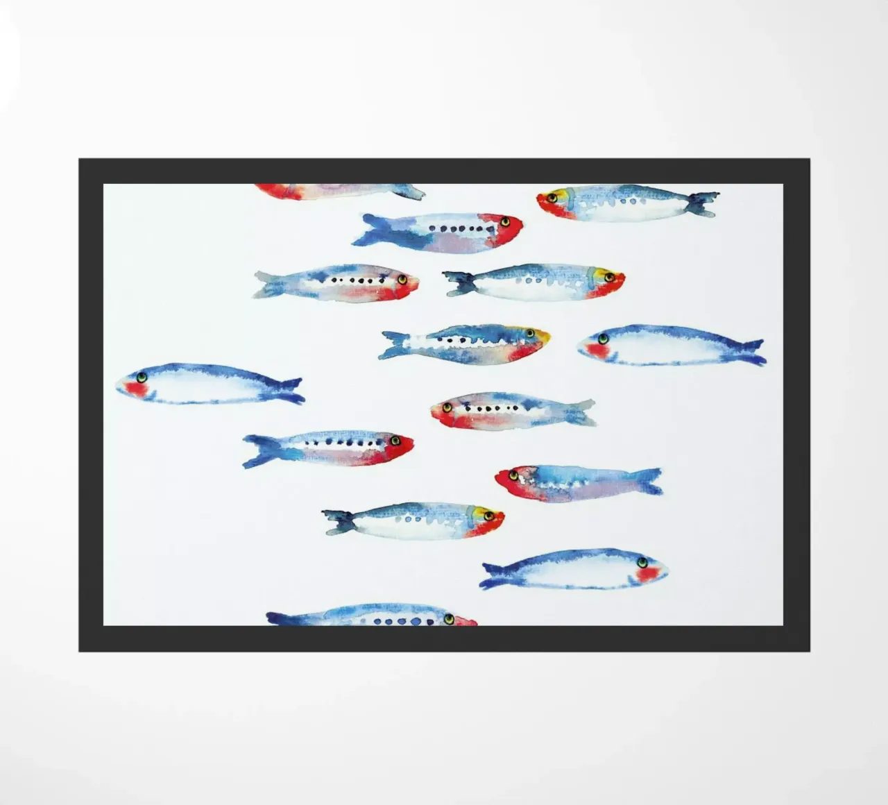 Sardines Fußmatte von Farina Kuklinski