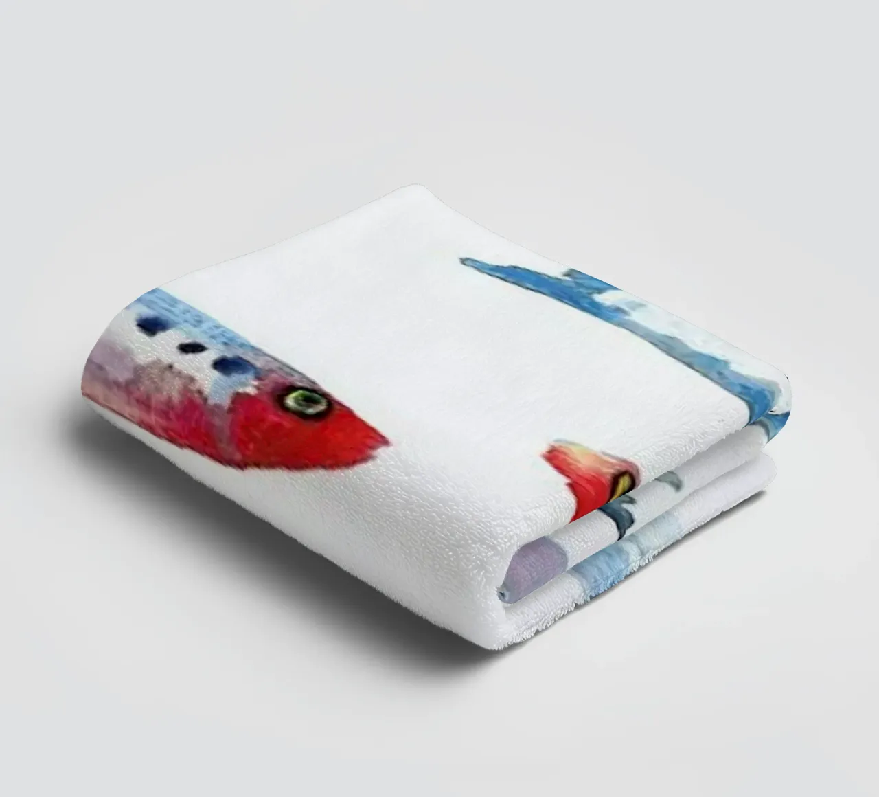 Sardines towel by Farina Kuklinski