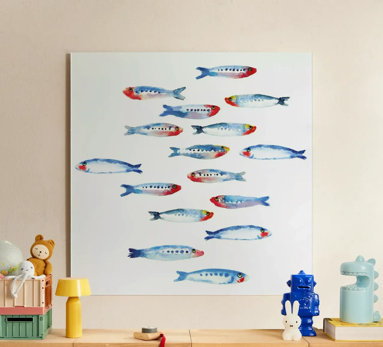 Sardines plexiglass da Farina Kuklinski