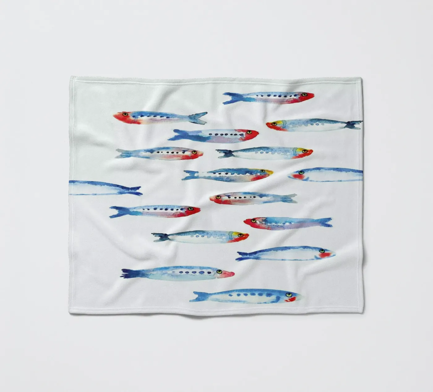 Sardines fleecedeken van Farina Kuklinski
