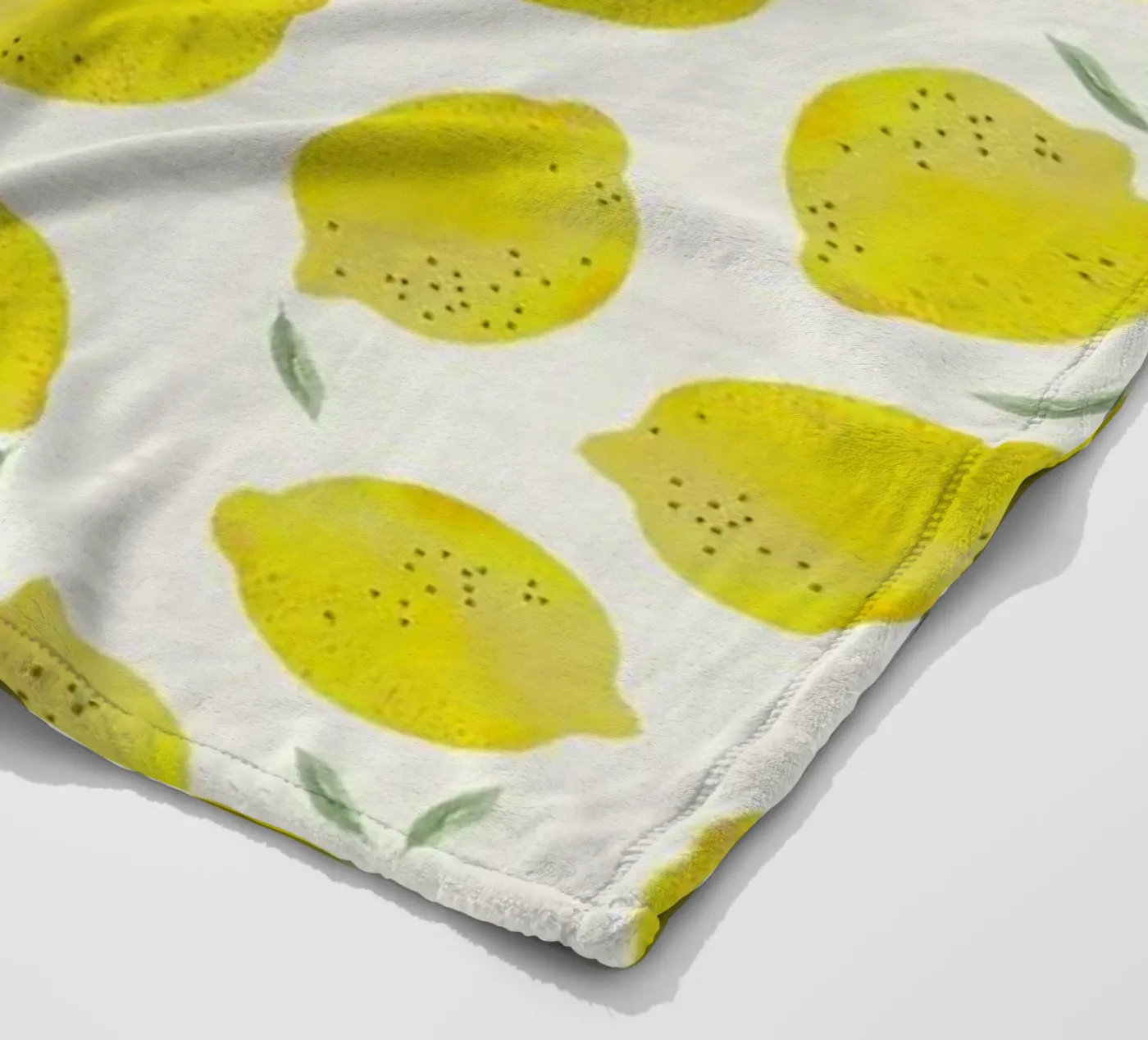 Lemon Fleecedecke von Kind of Style