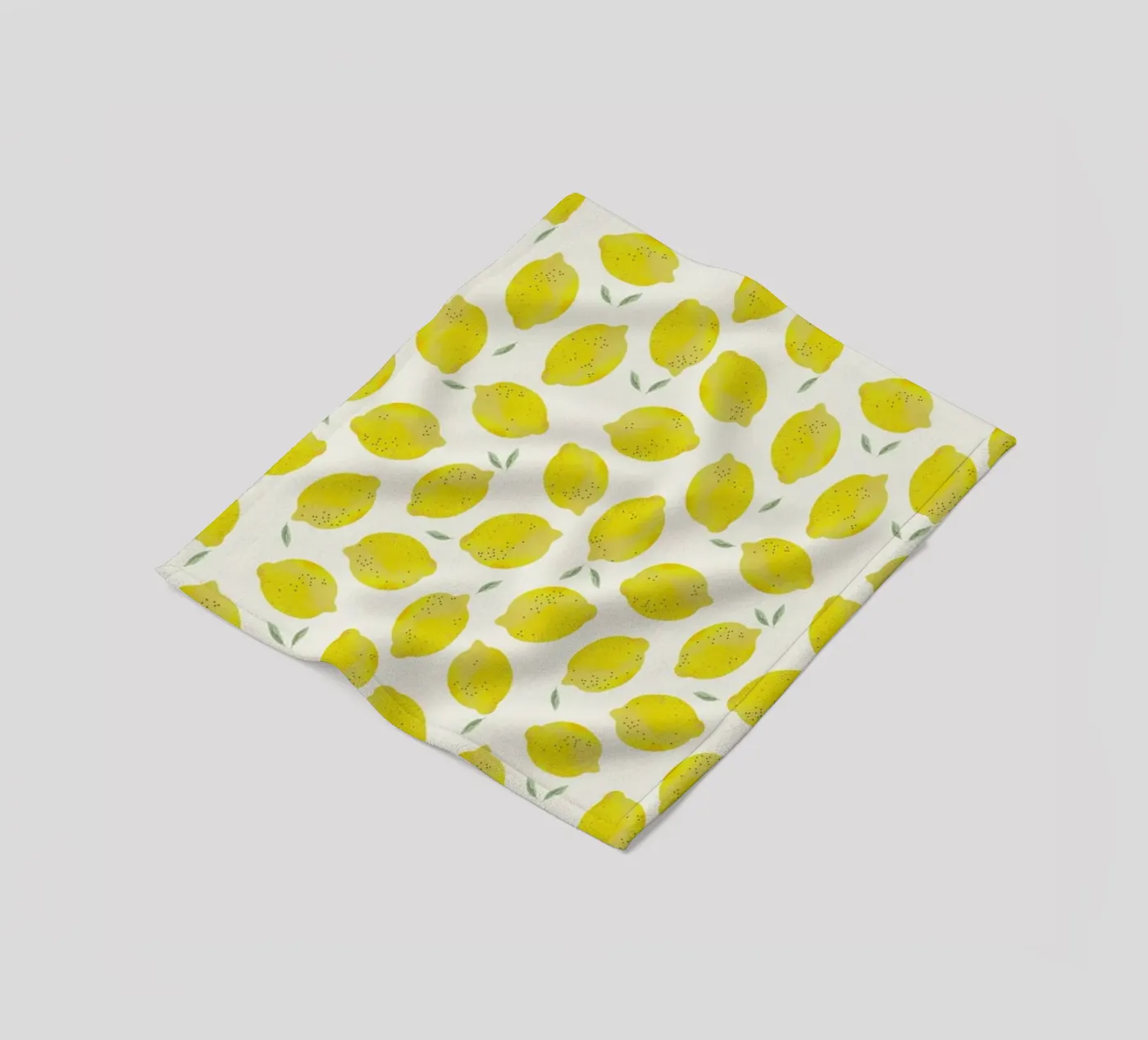 Lemon Fleecedecke von Kind of Style