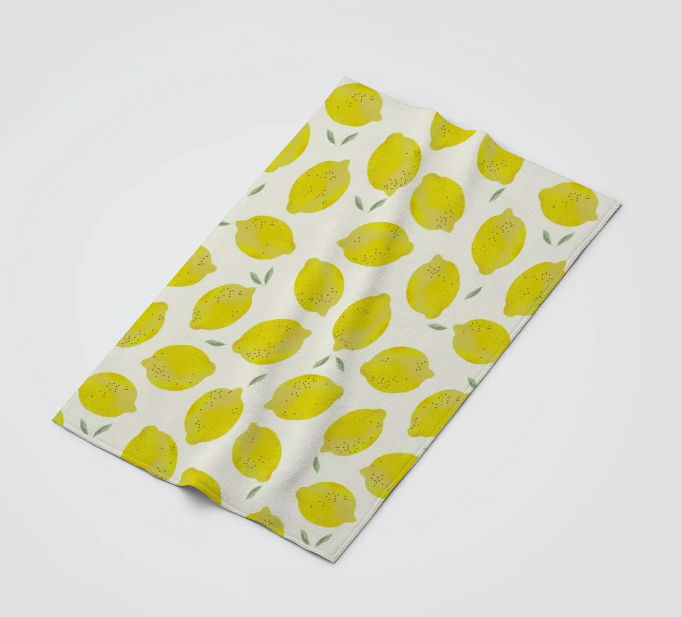 Lemon Fleecedecke von Kind of Style