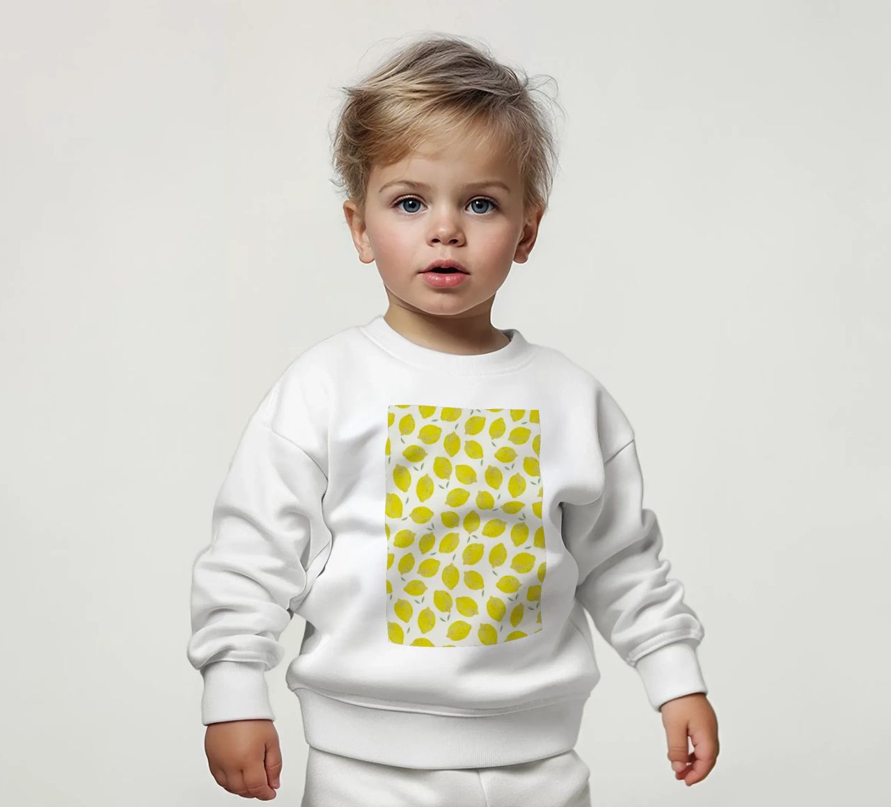 Lemon felpa neonato da Kind of Style