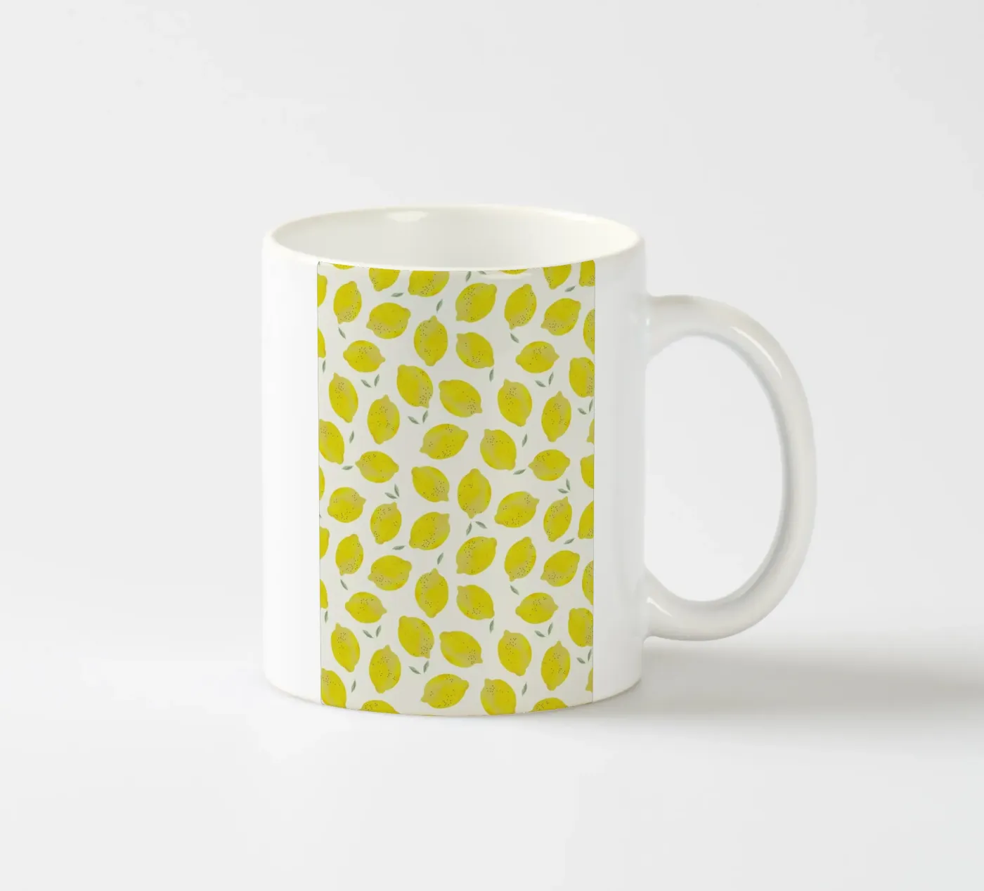 Lemon ceramic mug by Kind of Style