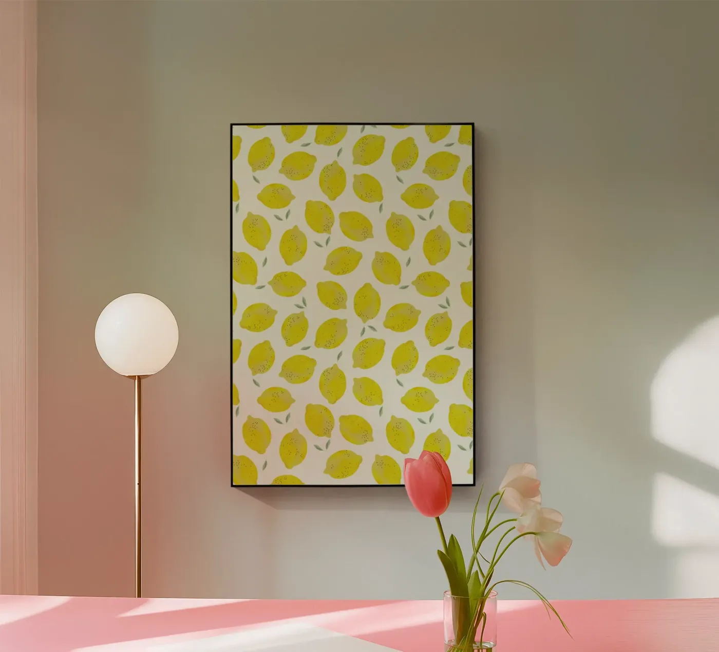 Lemon acrylic glass by Kind of Style