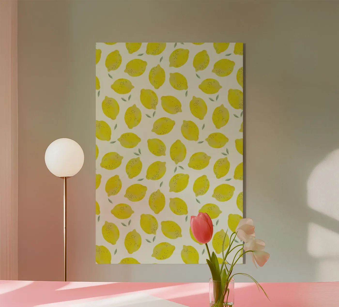 Lemon acrylic glass by Kind of Style