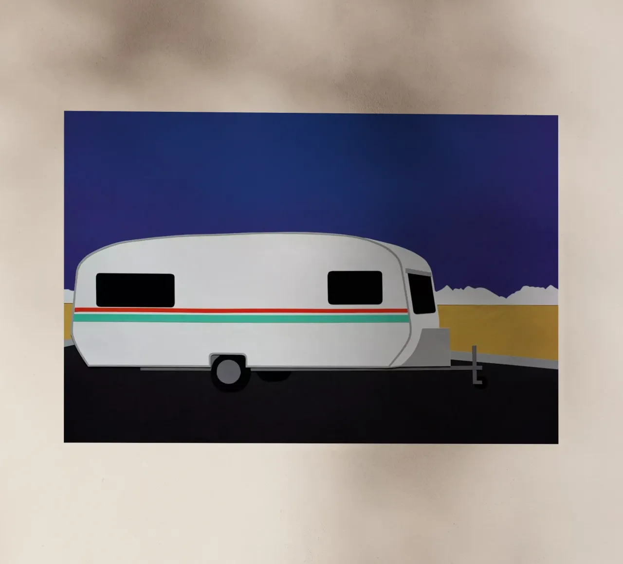 Death Valley Caravan backlit film by Rosi Feist
