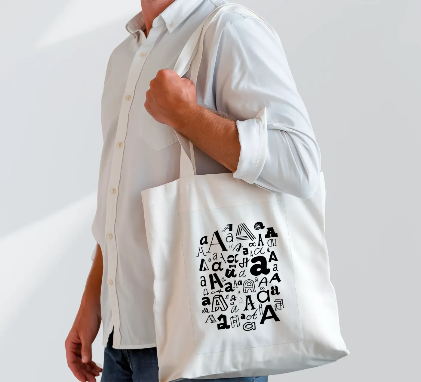 Aa tote bag by petiteCAPS