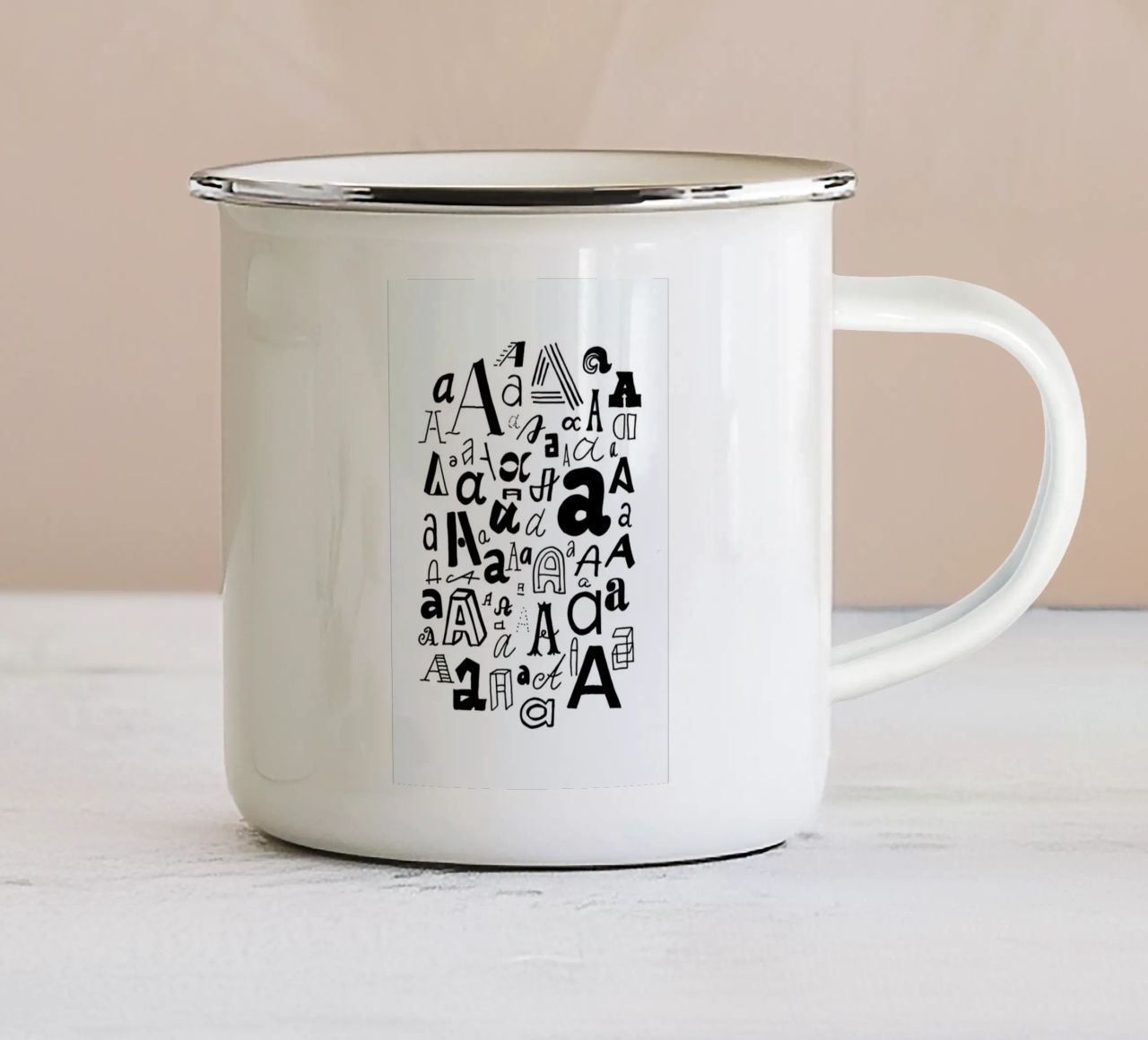 Aa emaille mok van petiteCAPS