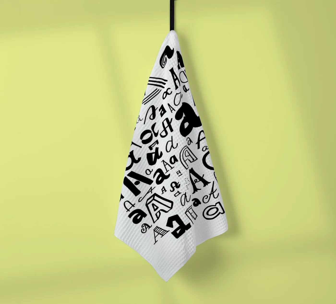 Aa tea towel by petiteCAPS