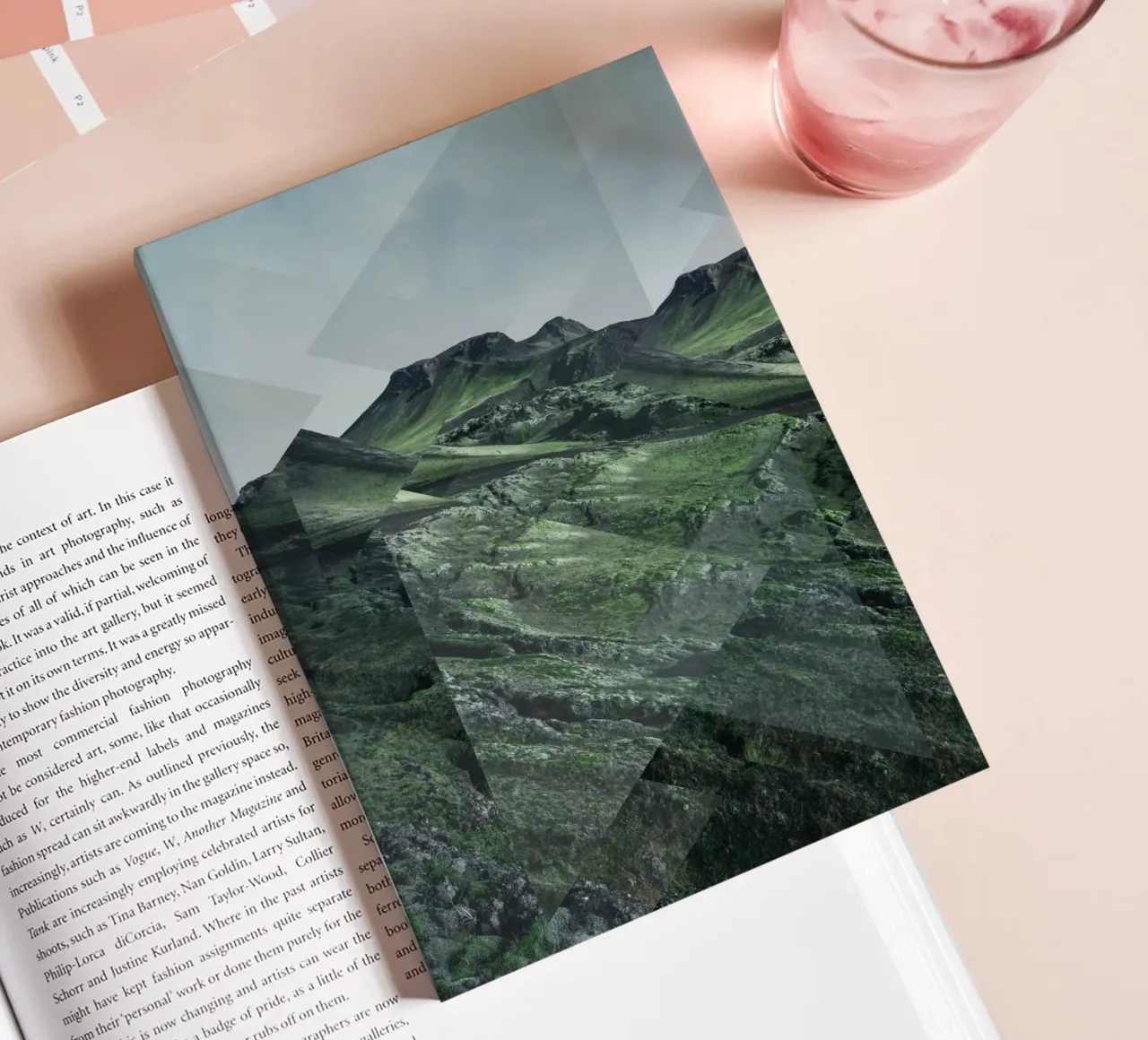 Mania Landscapes Scattered 3 Thorsmörk (Iceland) notebook by Mania Print Collection