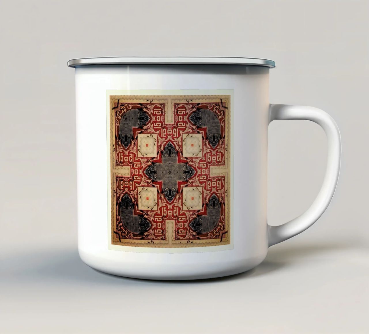 Yendow tazza in smalto da Ballack Art House