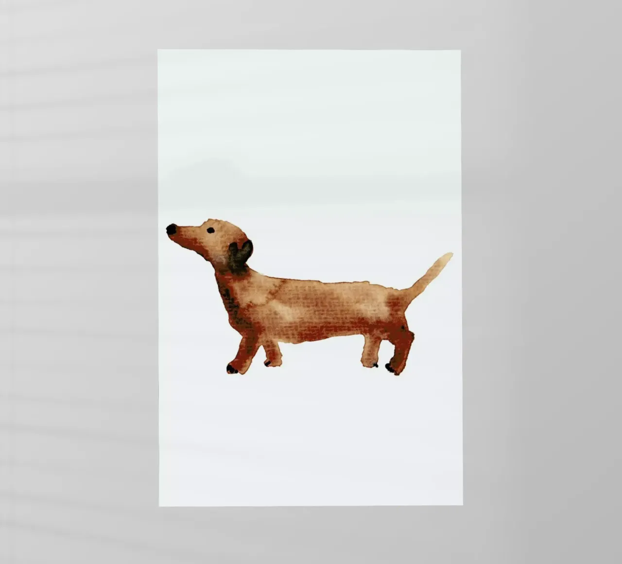 Sausage Dog pellicola backlit da Farina Kuklinski