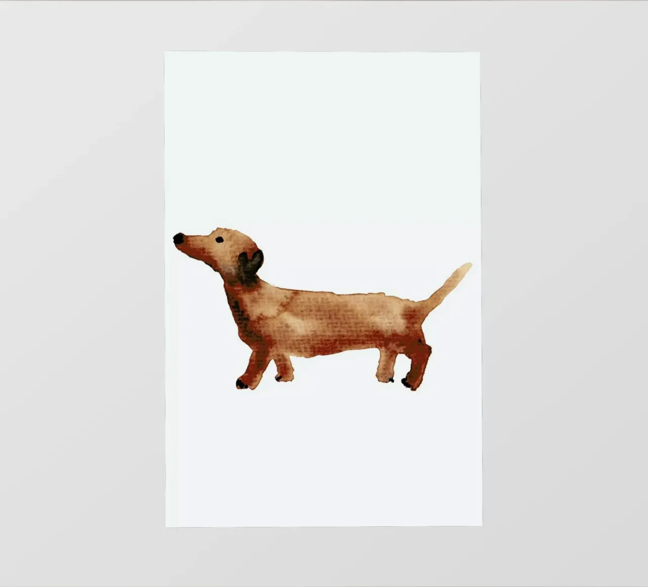 Sausage Dog pellicola backlit da Farina Kuklinski