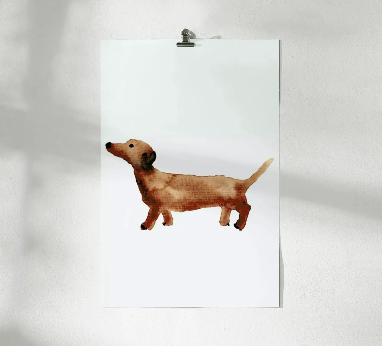Sausage Dog poster by Farina Kuklinski