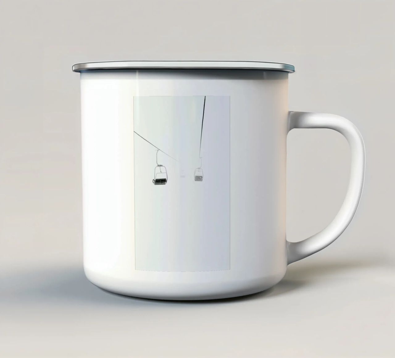 Foggy tazza in smalto da Chris Abatzis