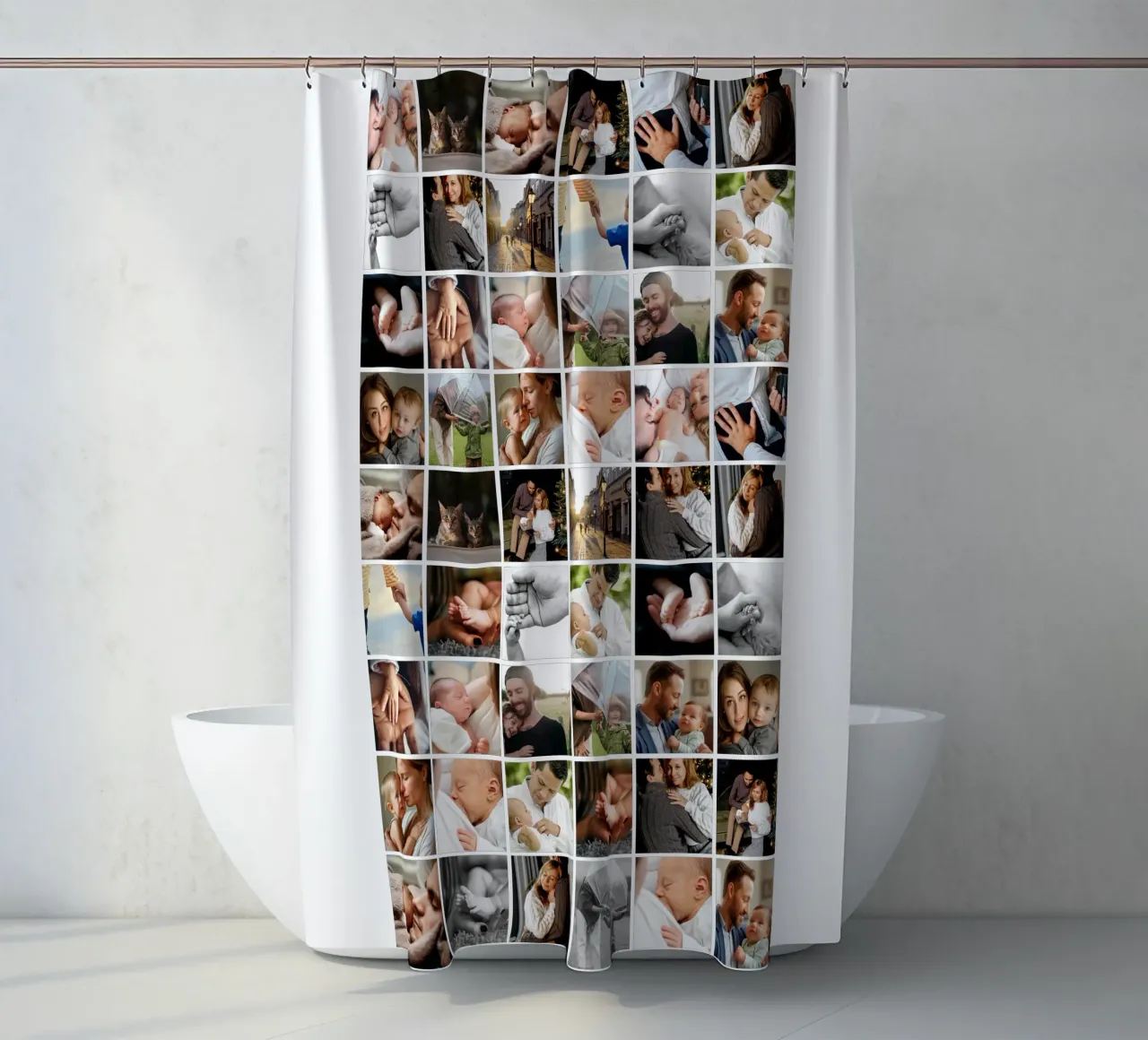 Our Year shower curtain by we line studio - design